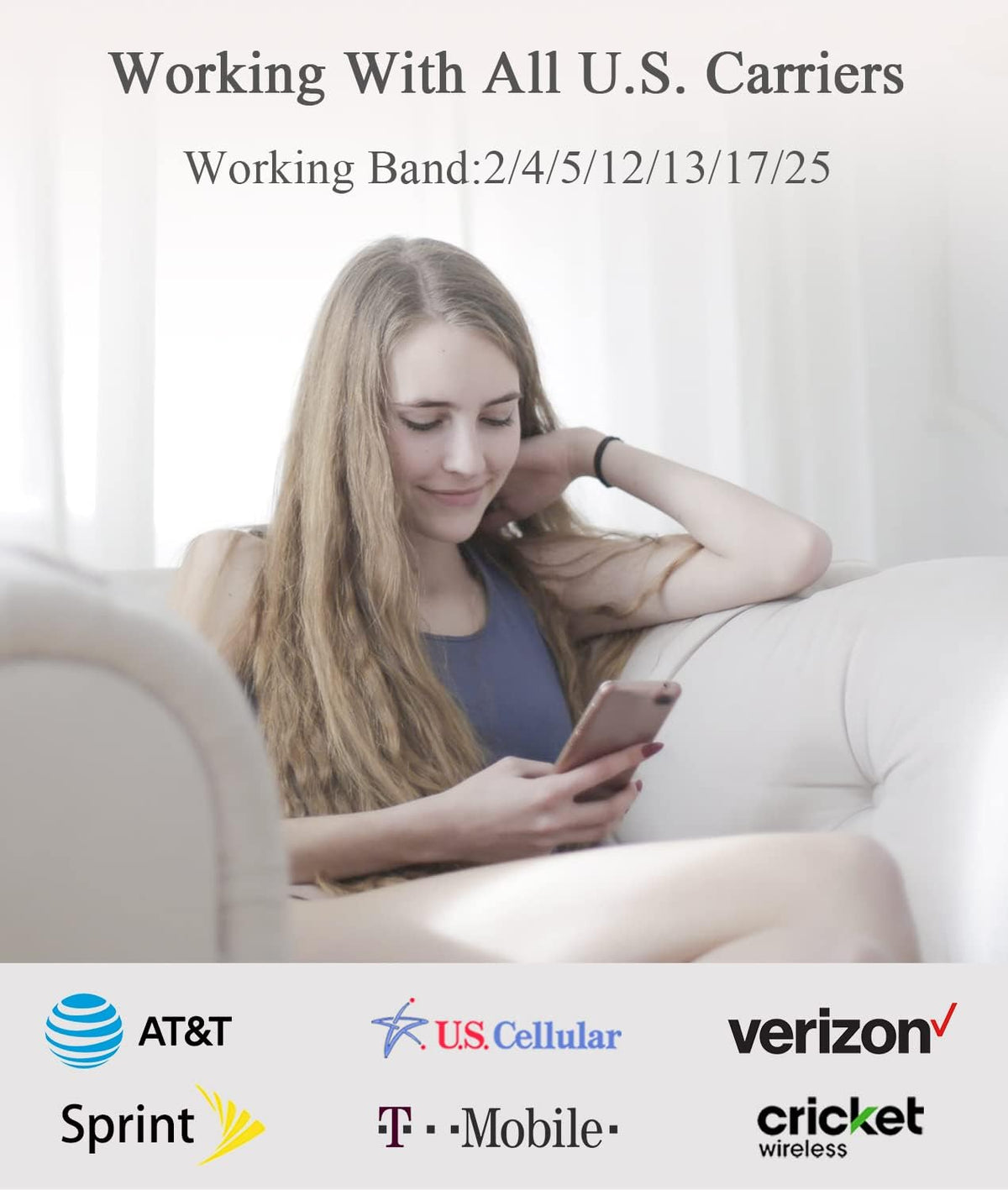 5 Band Cell Phone Signal Booster for Home L160959