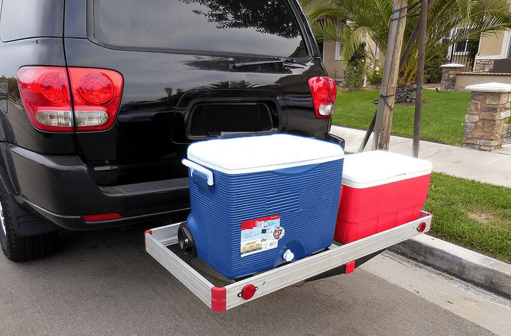 Aluminum Hitch Mount Cargo Carrier 500 lb Capacity I483