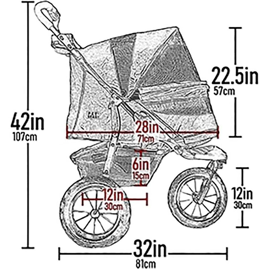 No-Zip Pet Stroller B170366
