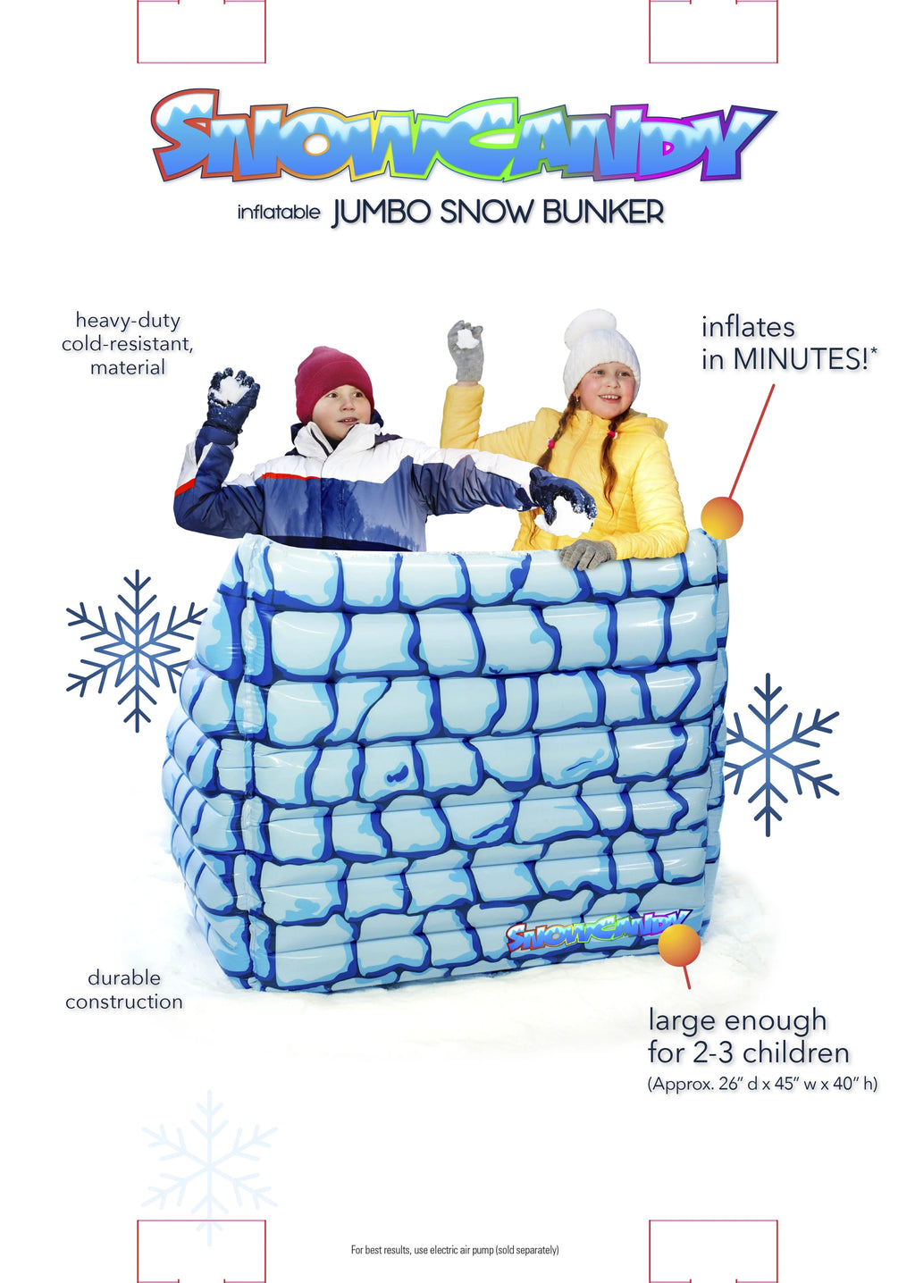 Inflatable Snow Bunker P9629