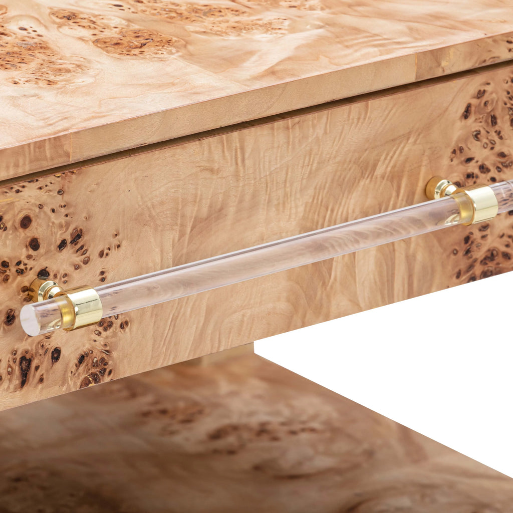 Natural Burl Nightstand K22365