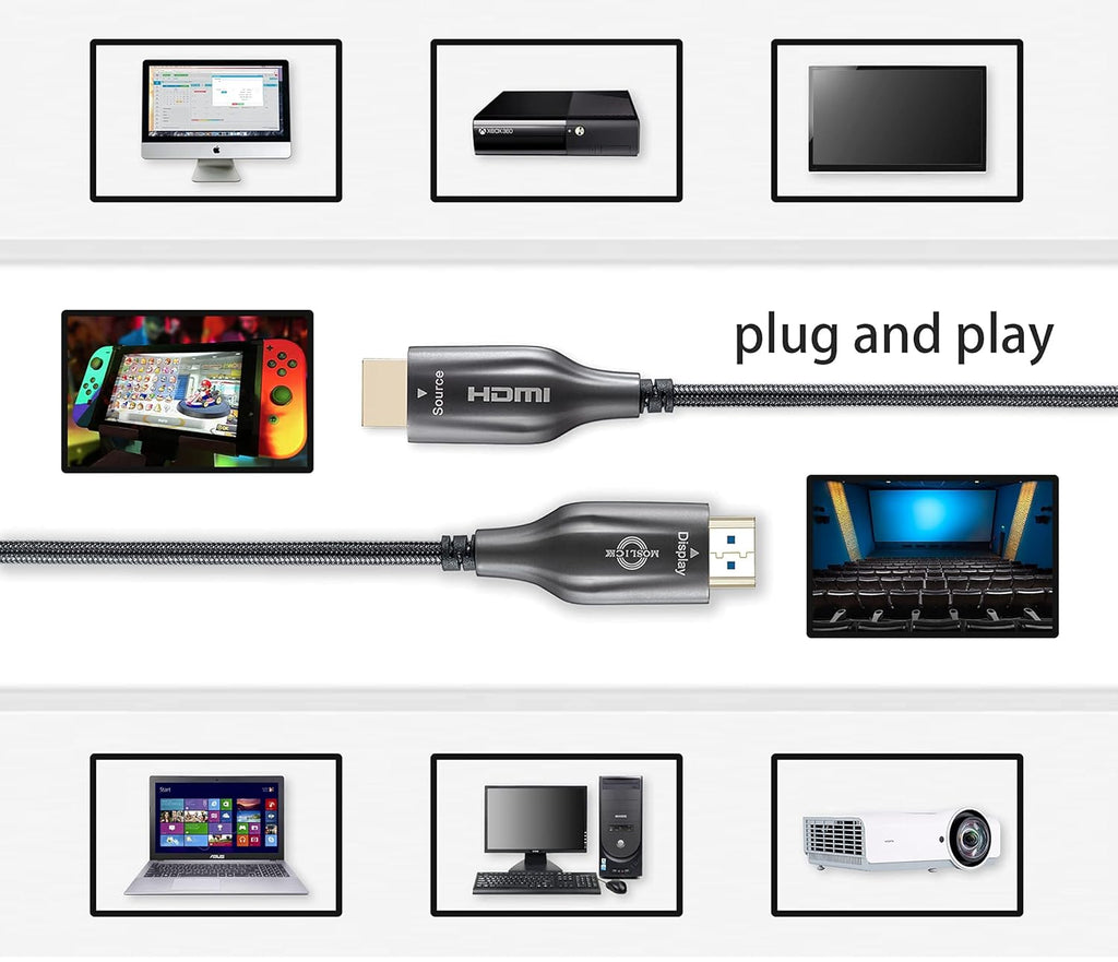 4K Fiber Optic HDMI Cable 100ft F26059