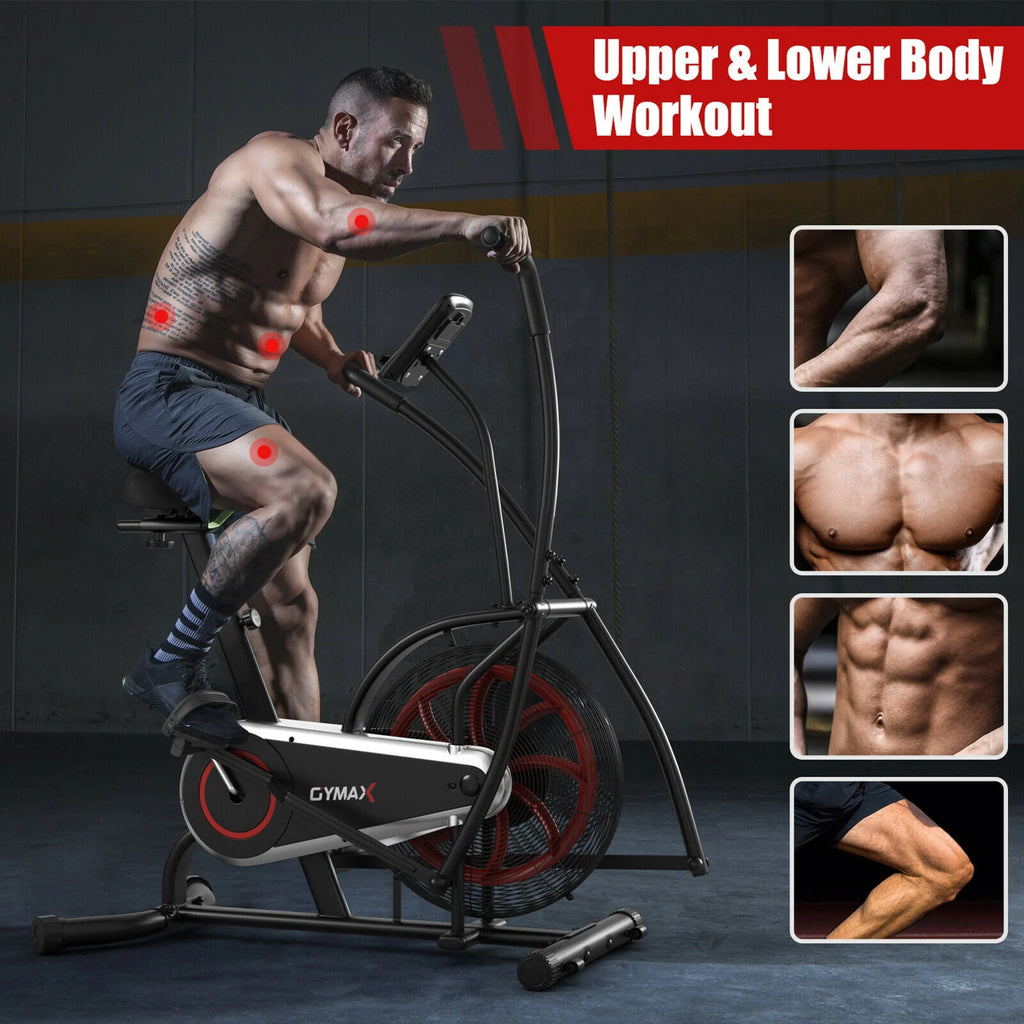 Fan Exercise Bike with LCD Display K9021