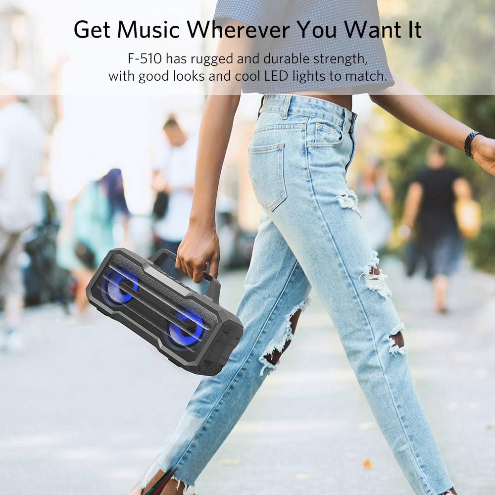 IPX6 Waterproof Portable Wireless Speaker with Microphone K1935