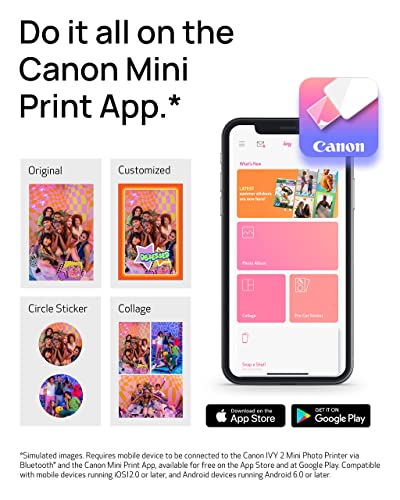 Mini Photo Printer, Pure White O820
