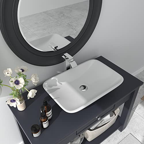 Waterfall Chrome Single Hole Bathroom Faucet with Pop up Drain Y44354