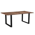 Solid Wood & Metal Dining Table T752024