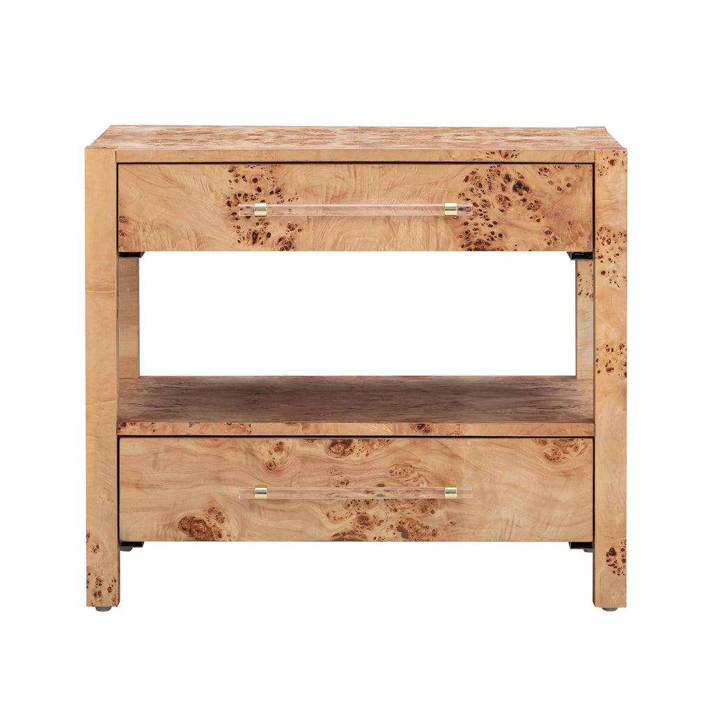 Natural Burl Nightstand K22365