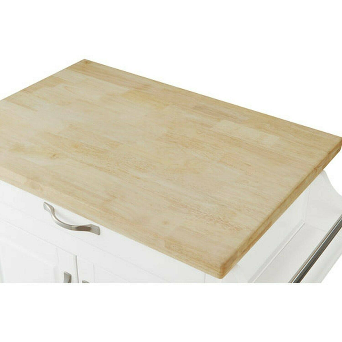 White Kitchen Island Cart Z398