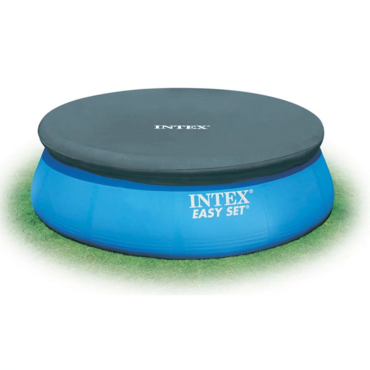 Inflatable Round Swimming Pool with Cover J542846