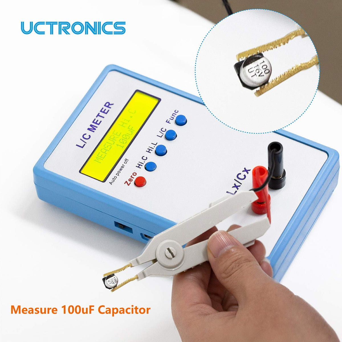 Handheld LC Inductor Capacitor Tester Meter Kit R241266