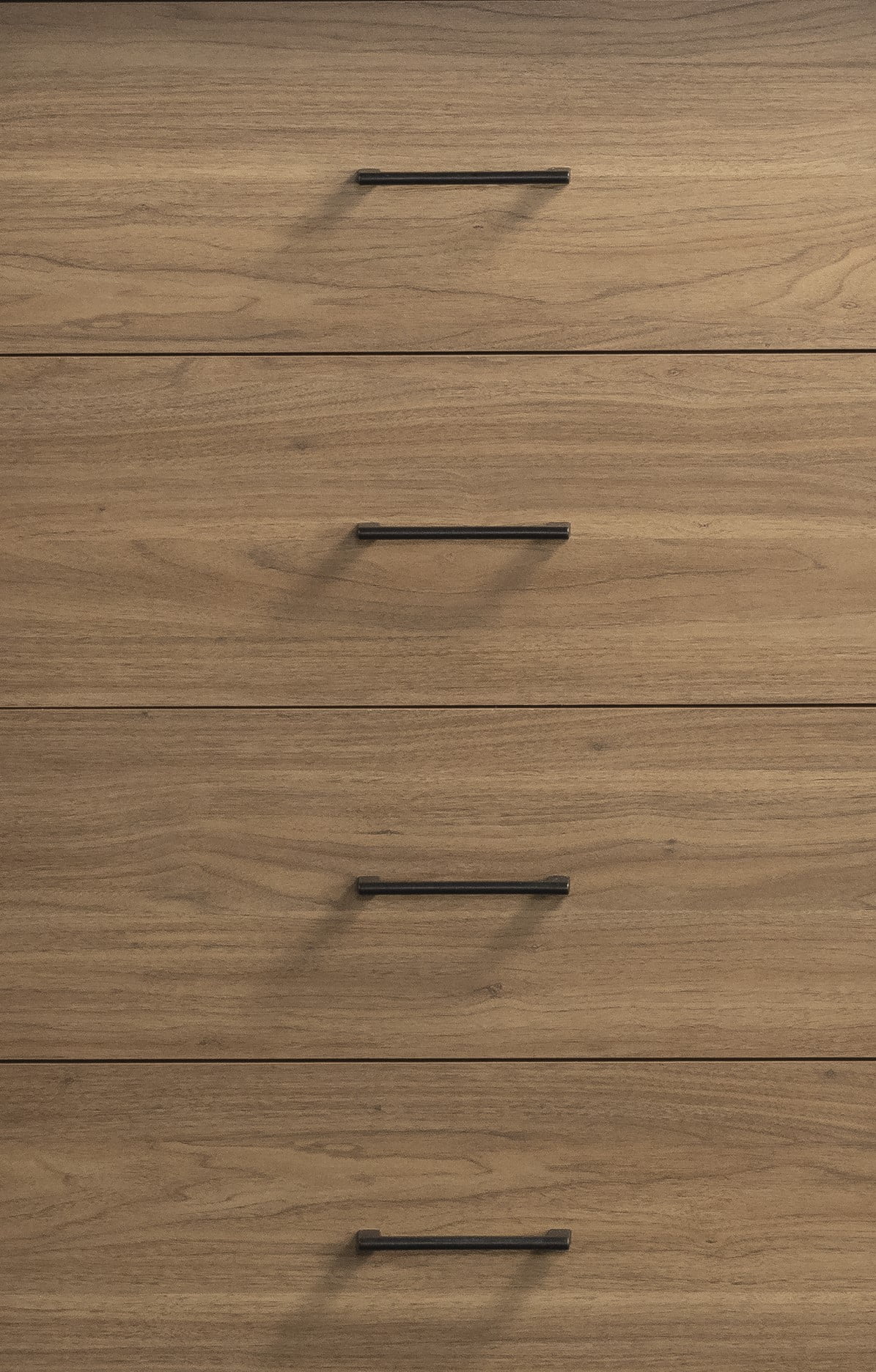 4 Drawer Walnut Finish Dresser D88189
