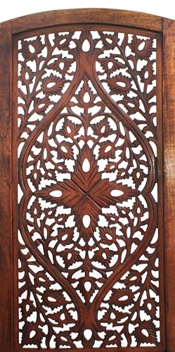 4 Panel Folding Wood Room Divider C536