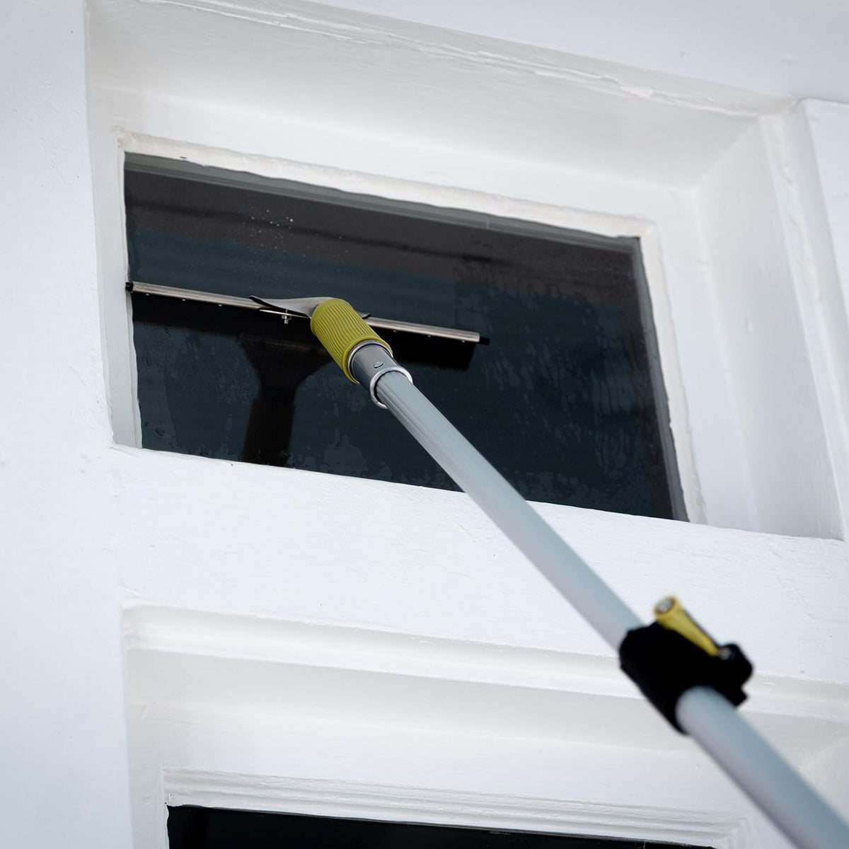 5-12 Foot Extension Pole + Window Squeegee with Removable Blades N9546