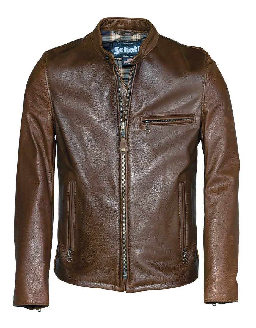 Brown Leather Jacket B4888