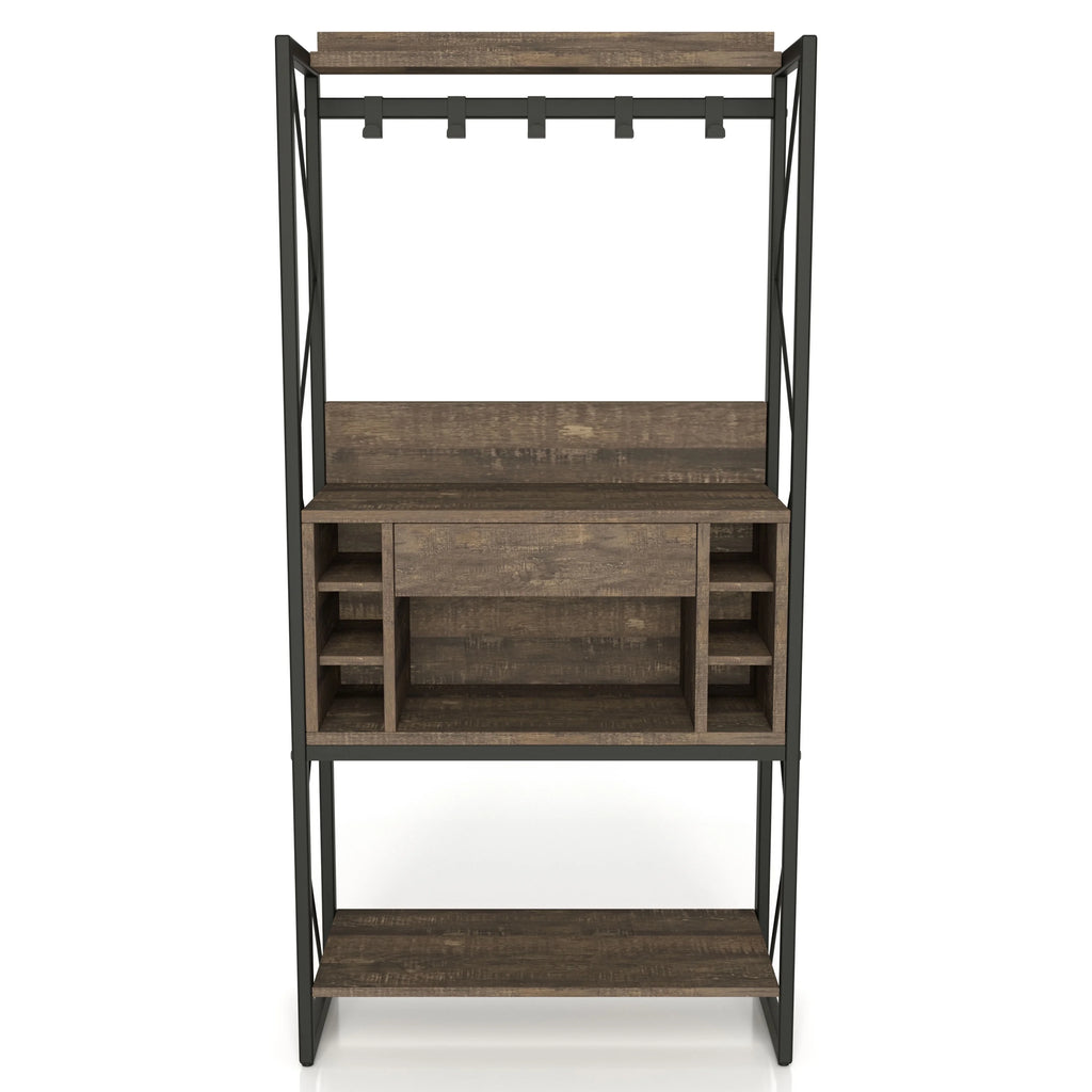 Metal and Wood Baker's Rack H6354