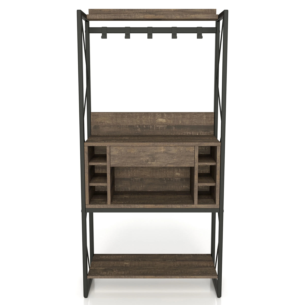 Metal and Wood Baker's Rack H6354