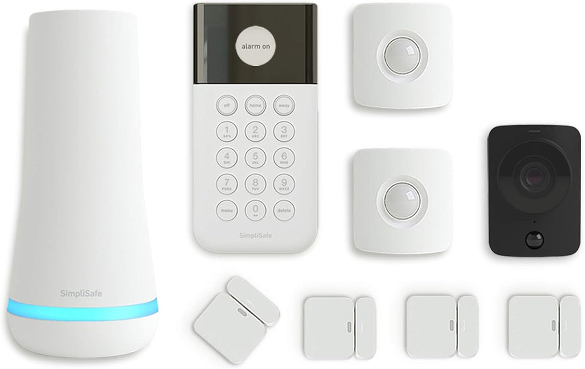 9 Piece Wireless Home Security System with HD Camera B681660