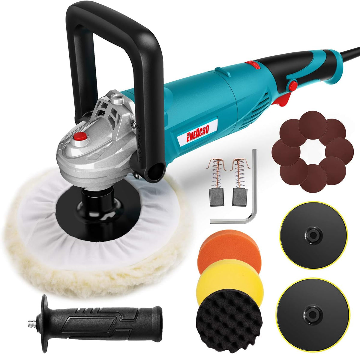 1200W Variable Speed Rotary Car Polisher J413