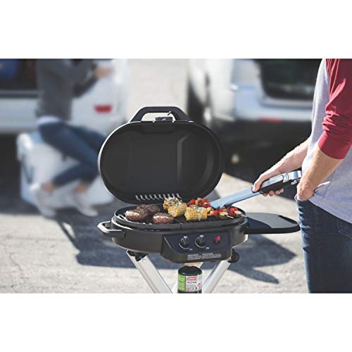 Portable Stand-Up Propane Grill with Push-Button Starter N308568