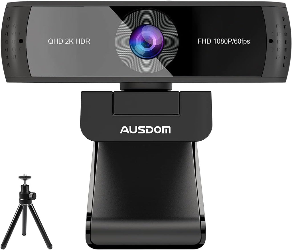 2K QHD AutoFocus Webcam with HDR Dual Noise Cancelling Microphones T224180