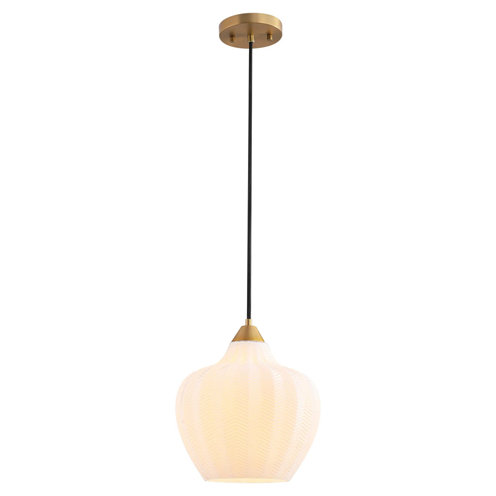 Textured Frosted Glass Pendant L617234