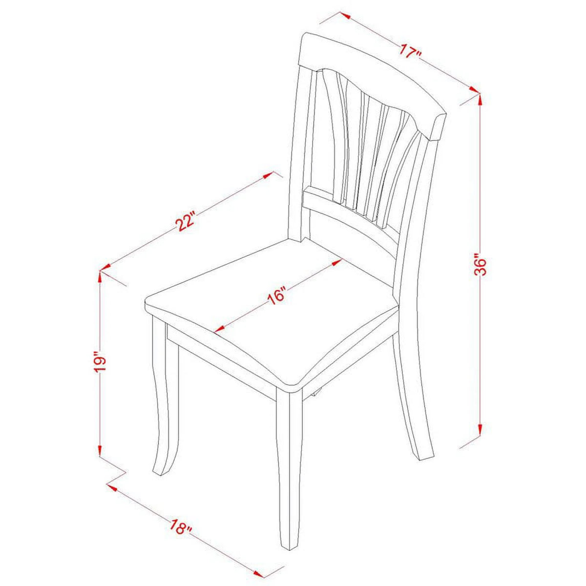 Oak Wood Dining Set with Fabric Seat M7080