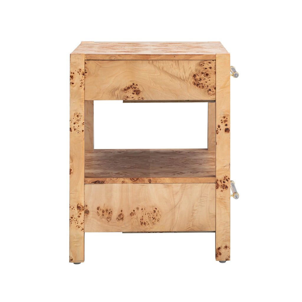 Natural Burl Nightstand K22365