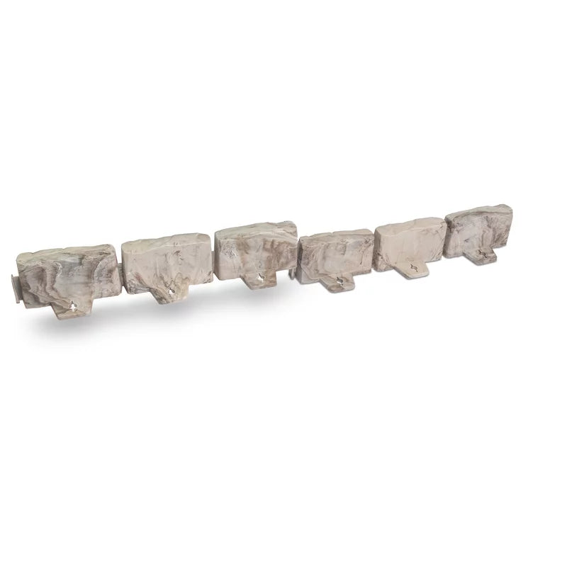 Brown Faux Stone Landscape Edging Kit I507933
