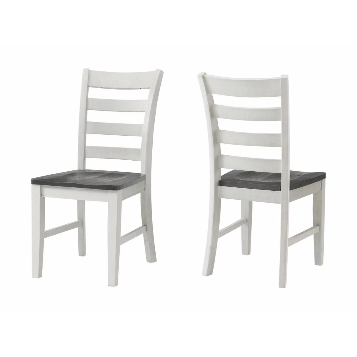 White Solid Wood Dining Chair Set of 2 C170236