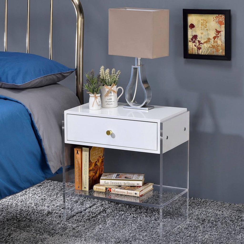 Dalas End Table with Drawer W858141