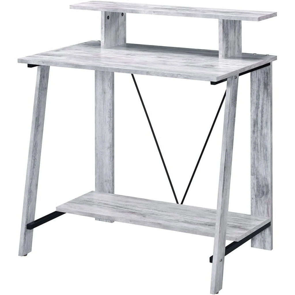 Antique White and Black Wood Writing Desk M648695