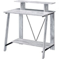 Antique White and Black Wood Writing Desk M648695