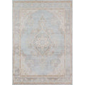 Blue Polyester Machine Made Area Rug 7'10" X 10'6" B603772