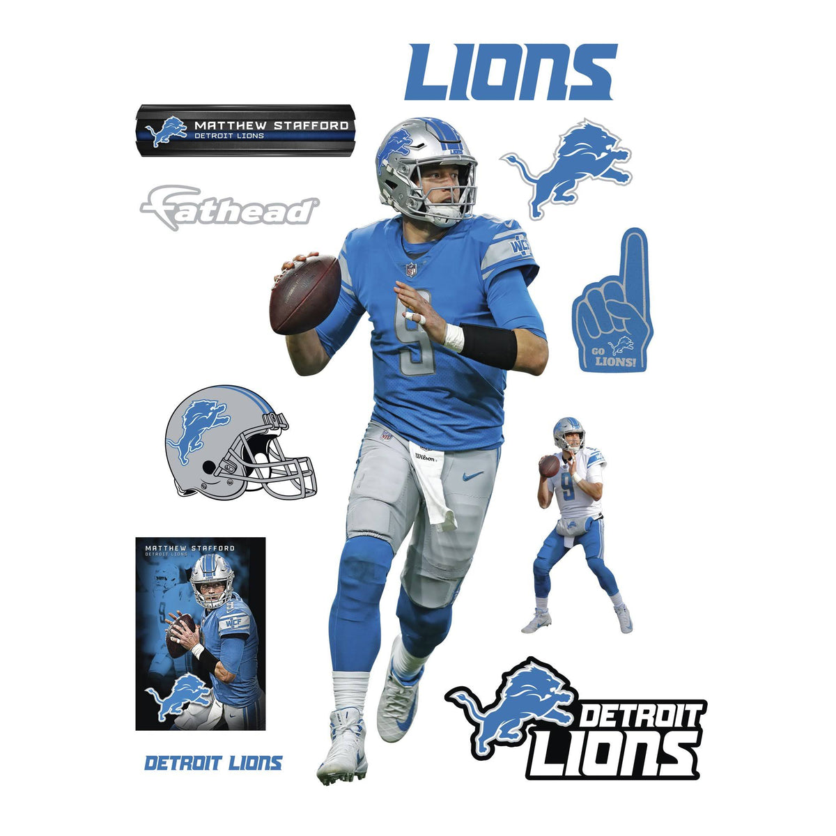Officially Licensed NFL Removable Wall Decal XL Vinyl M902