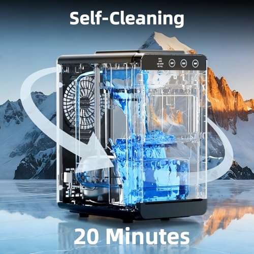 Portable Countertop Ice Maker with Carry Handle U815