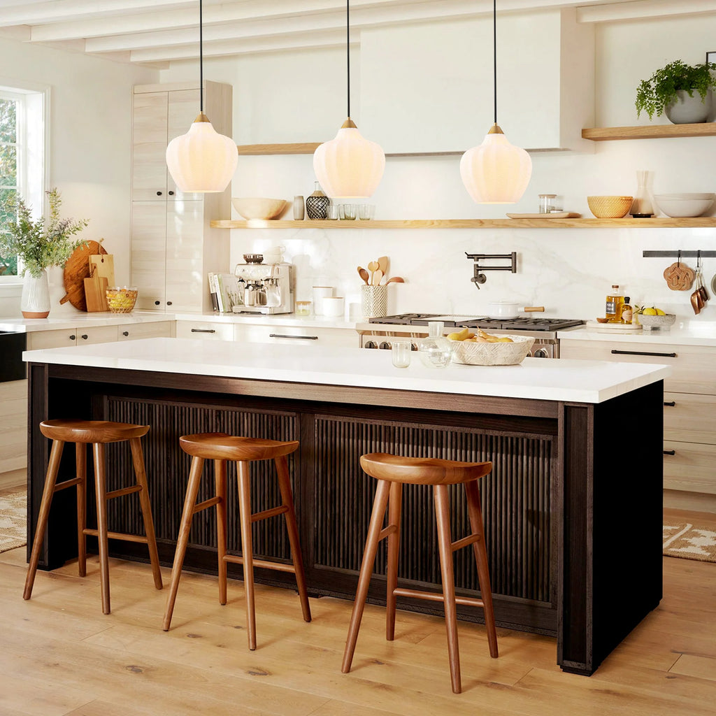 Textured Frosted Glass Pendant L617234