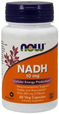 NADH with Ribose 10 mg 60 Vcaps Pack of 4 I388