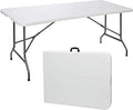 6ft Bi-Fold Portable Plastic Table U279783