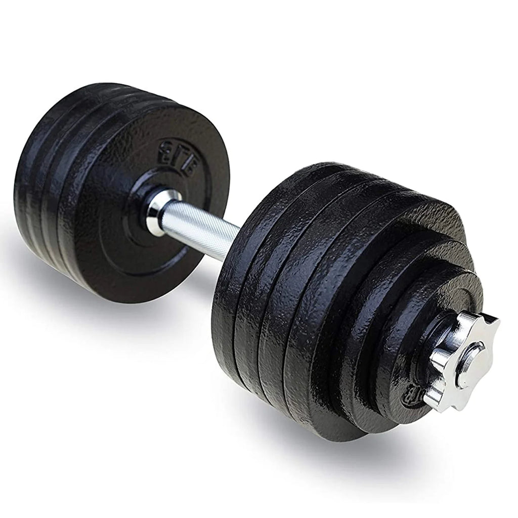 105 lbs Adjustable Cast Iron Dumbbells Set P666