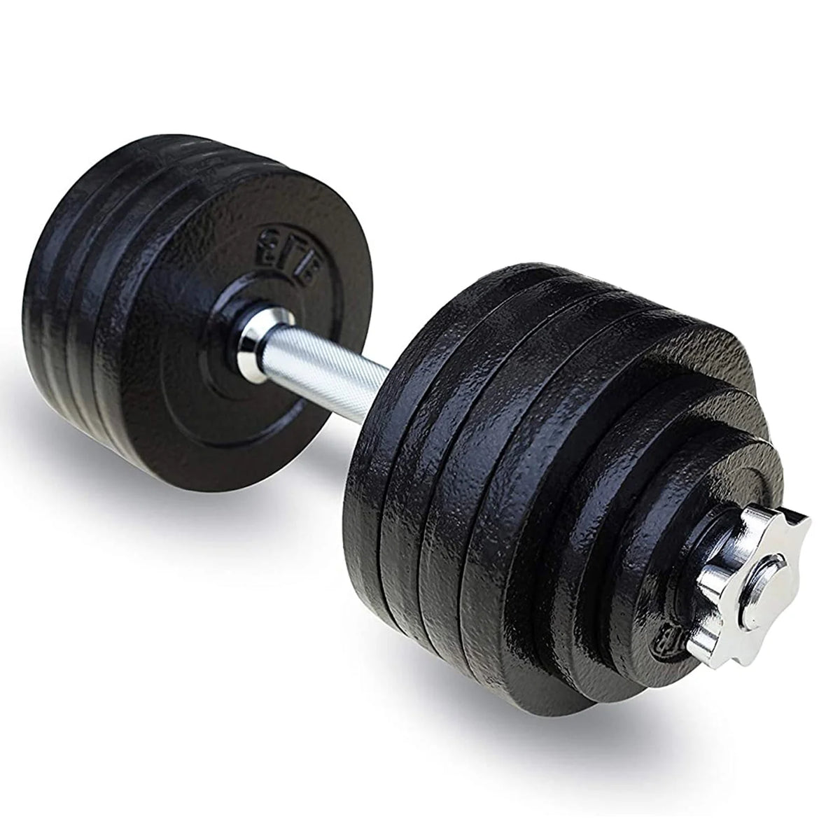 105 lbs Adjustable Cast Iron Dumbbells Set P666