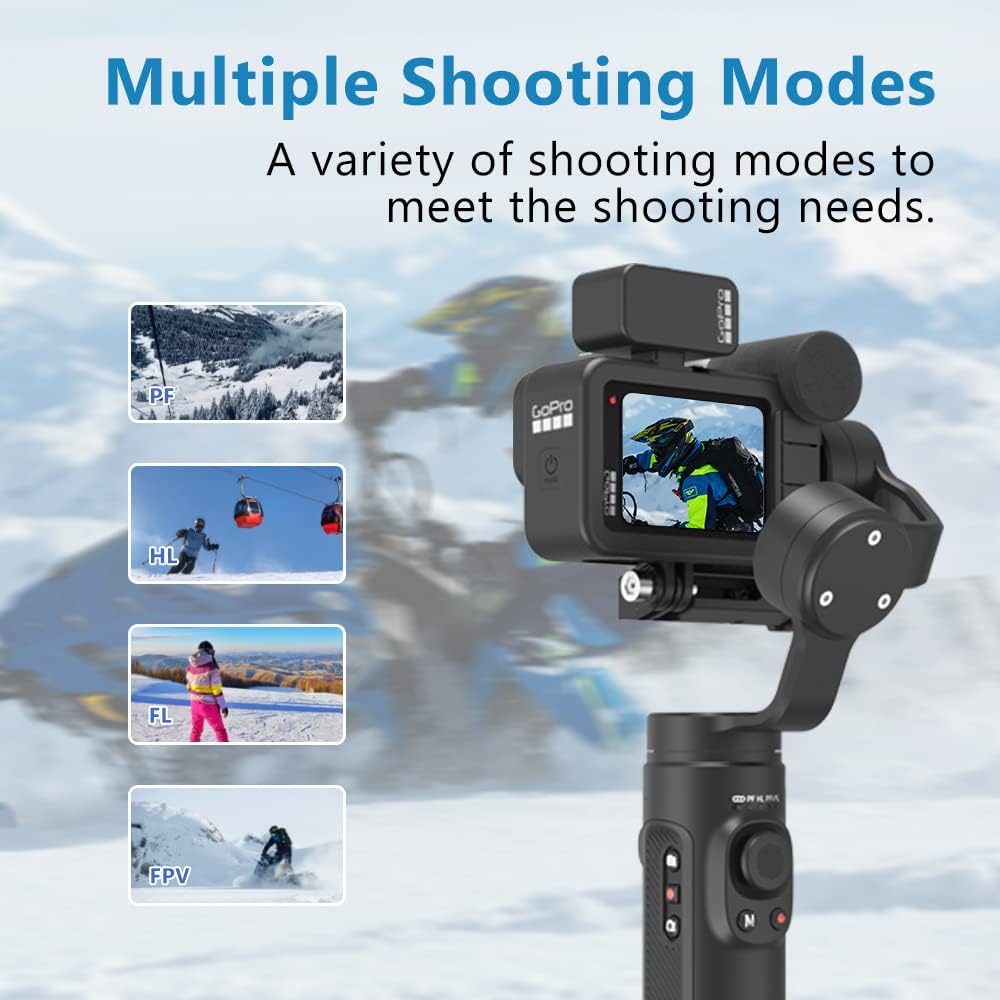 3-Axis Handheld Gimbal Stabilizer for Action Cameras J355