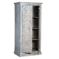 White Carved Wardrobe Z7735