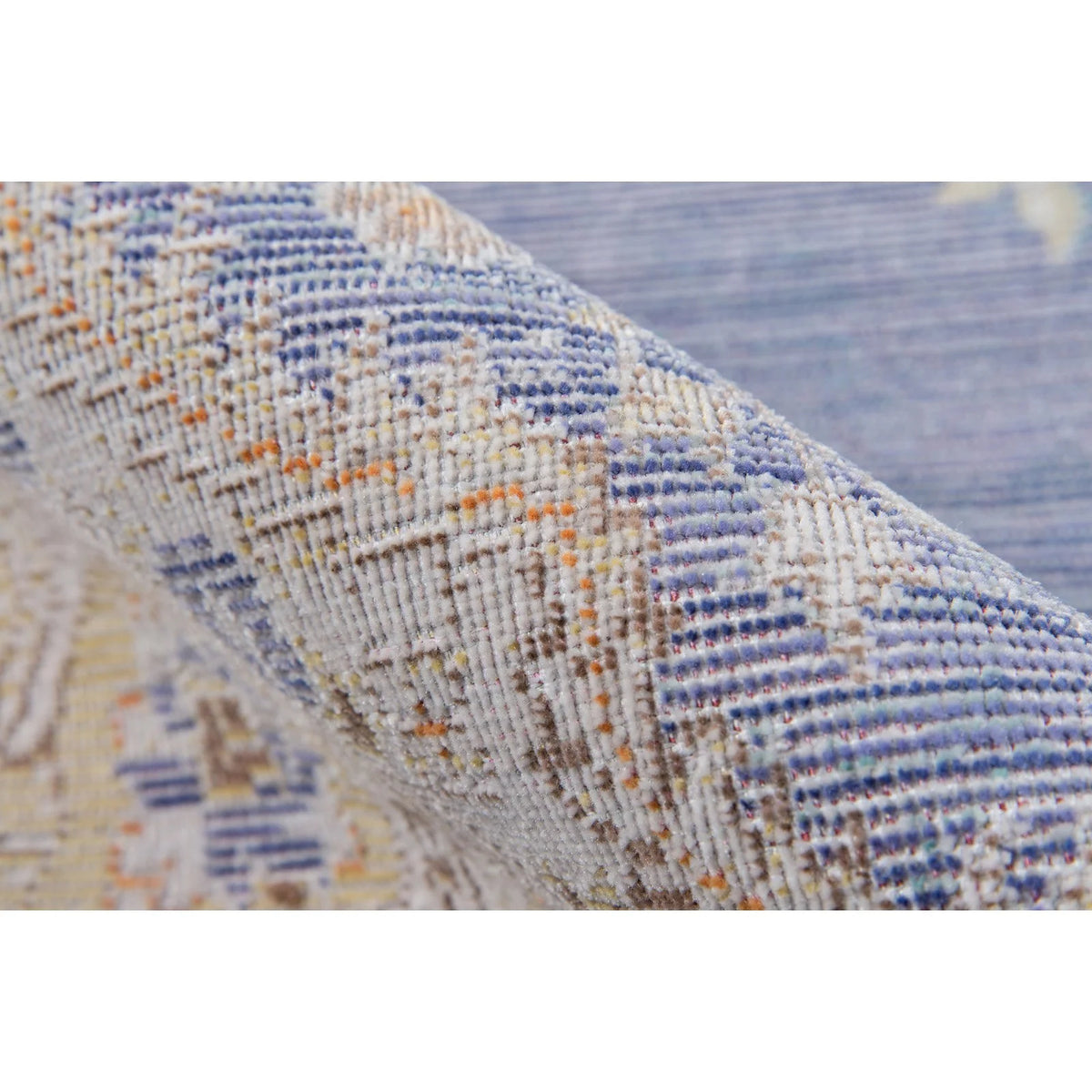 Blue Polyester Machine Made Area Rug 7'10" X 10'6" B603772