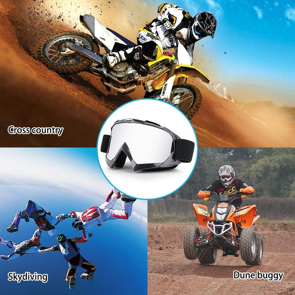 Motocross Goggles with UV Protection J867