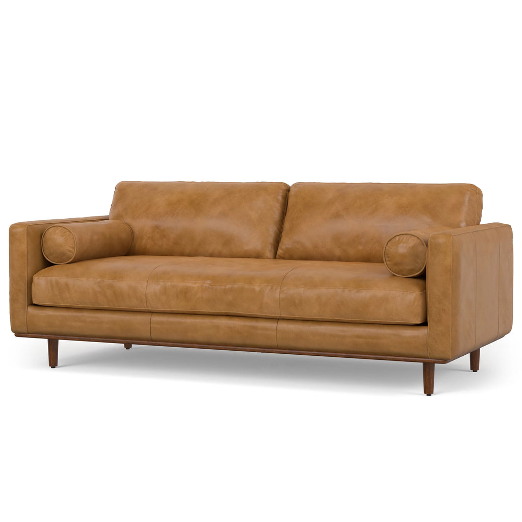 89 inch Wide Sienna Genuine Leather Sofa X92949