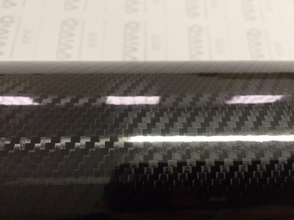 High Gloss Black Carbon Vinyl Wrap Film 2ft x 5ft Pack of 2 K443398