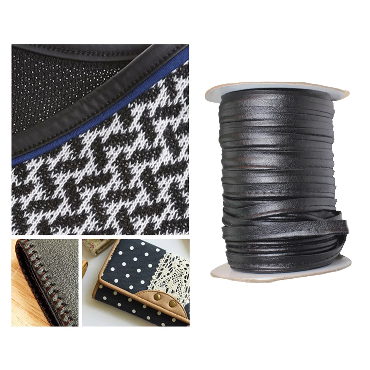 Faux Leather Fold Bias Tape Binding Tape F290
