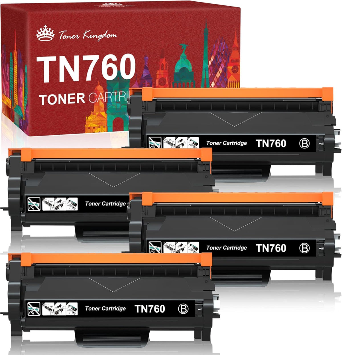 Black 4-Pack Toner Cartridge Replacement N9131