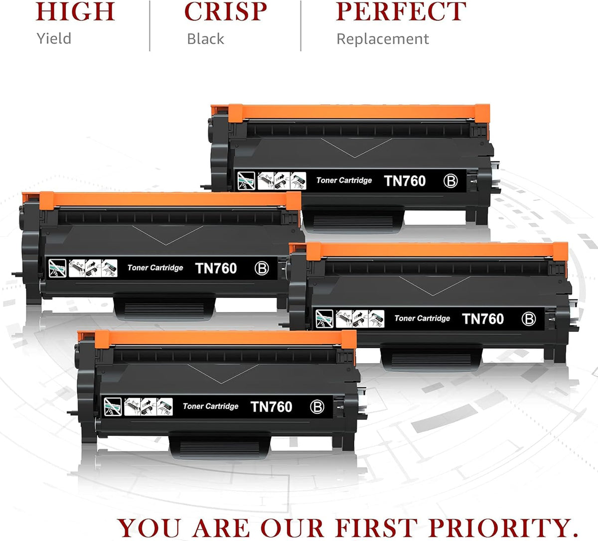Black 4-Pack Toner Cartridge Replacement N9131